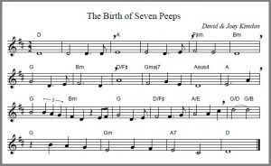 Birth of Seven Cheeps song