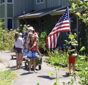 We started with the Star Spangled Banner, to Trumpet and flute.