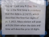 Sign Heralding Pi Day